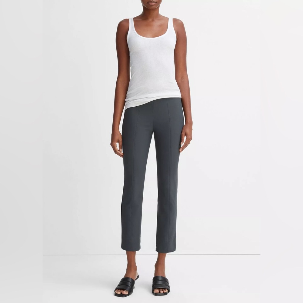 Vince Stitch Front Seam Ponte Legging In gray size Medium